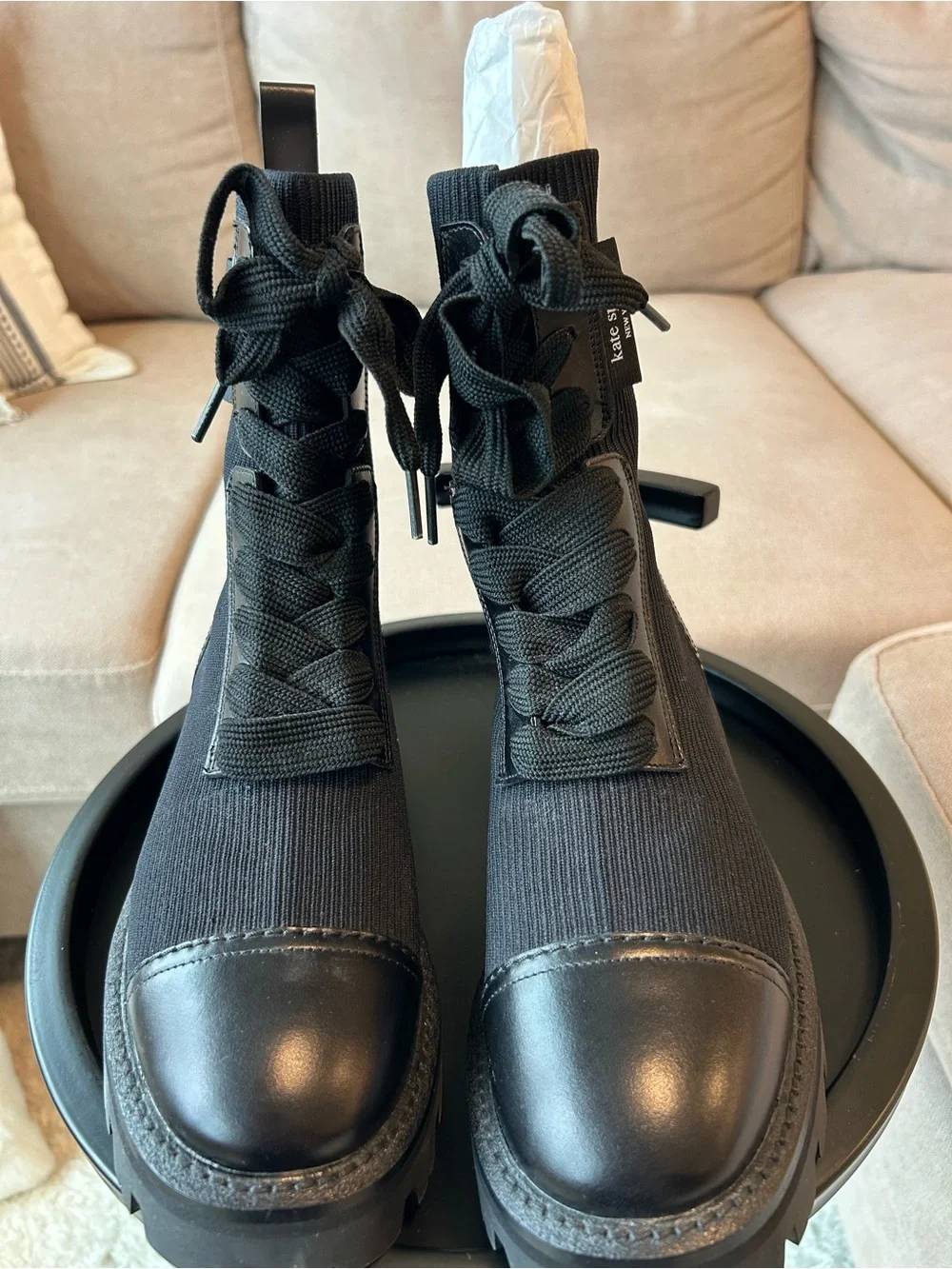 Kate Spade Winton Lug Booties NEW WITH TAGS